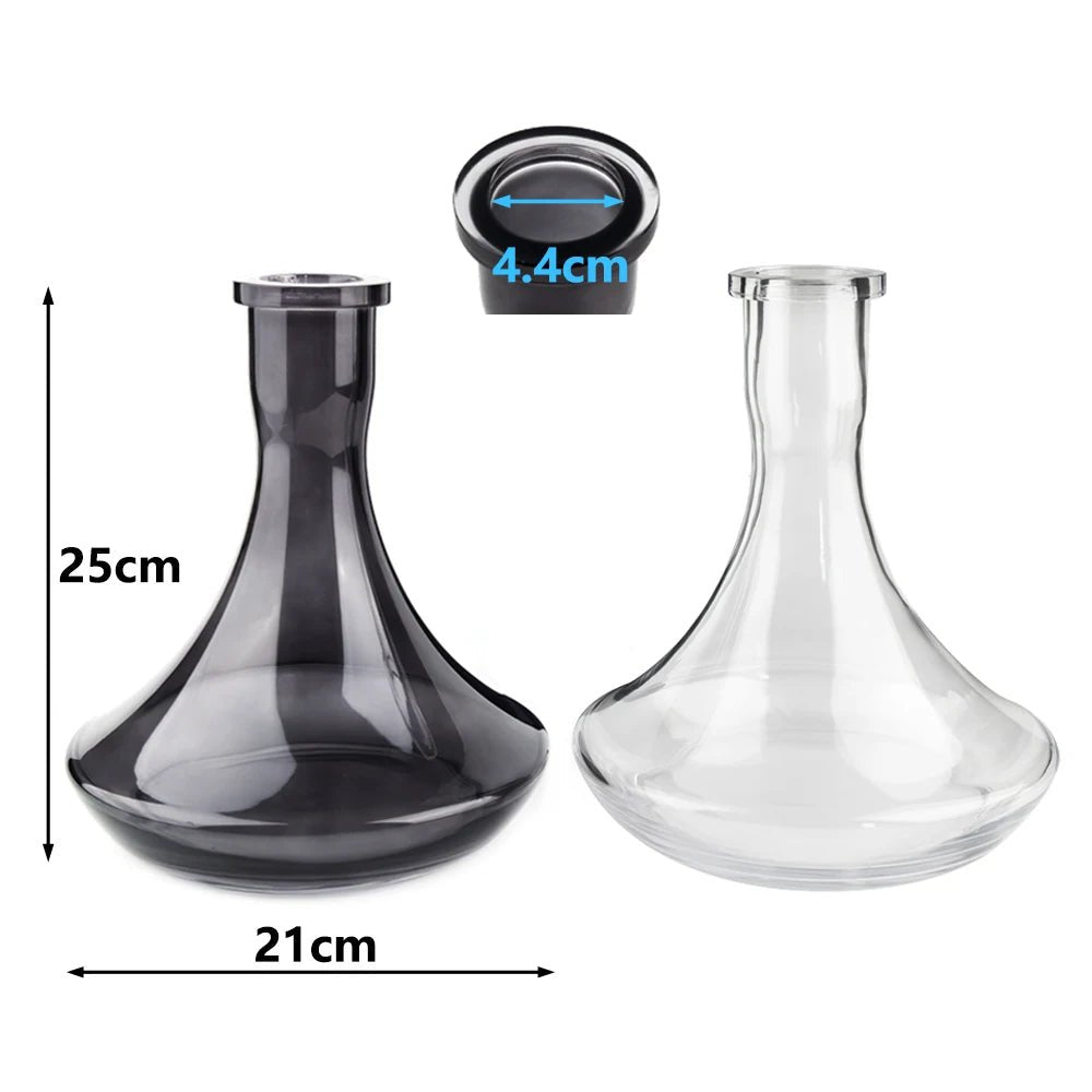 LOMINT Russia Glass Hookah Vase Shisha Base Bottle Chicha Accessories Black Clear Color LM - V004 - BreezySummerBreezySummer